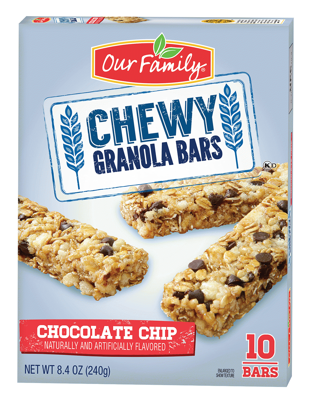 Our Family Chewy chocolate chip granola bars, 10-count Full-Size Picture